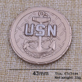 Custom Dual Plating Usn Coin with 3D Design